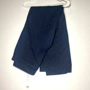 NWT Cutter and Buck Navy Flat Front Dress Pants Trousers Sz 36" Inseam 34"